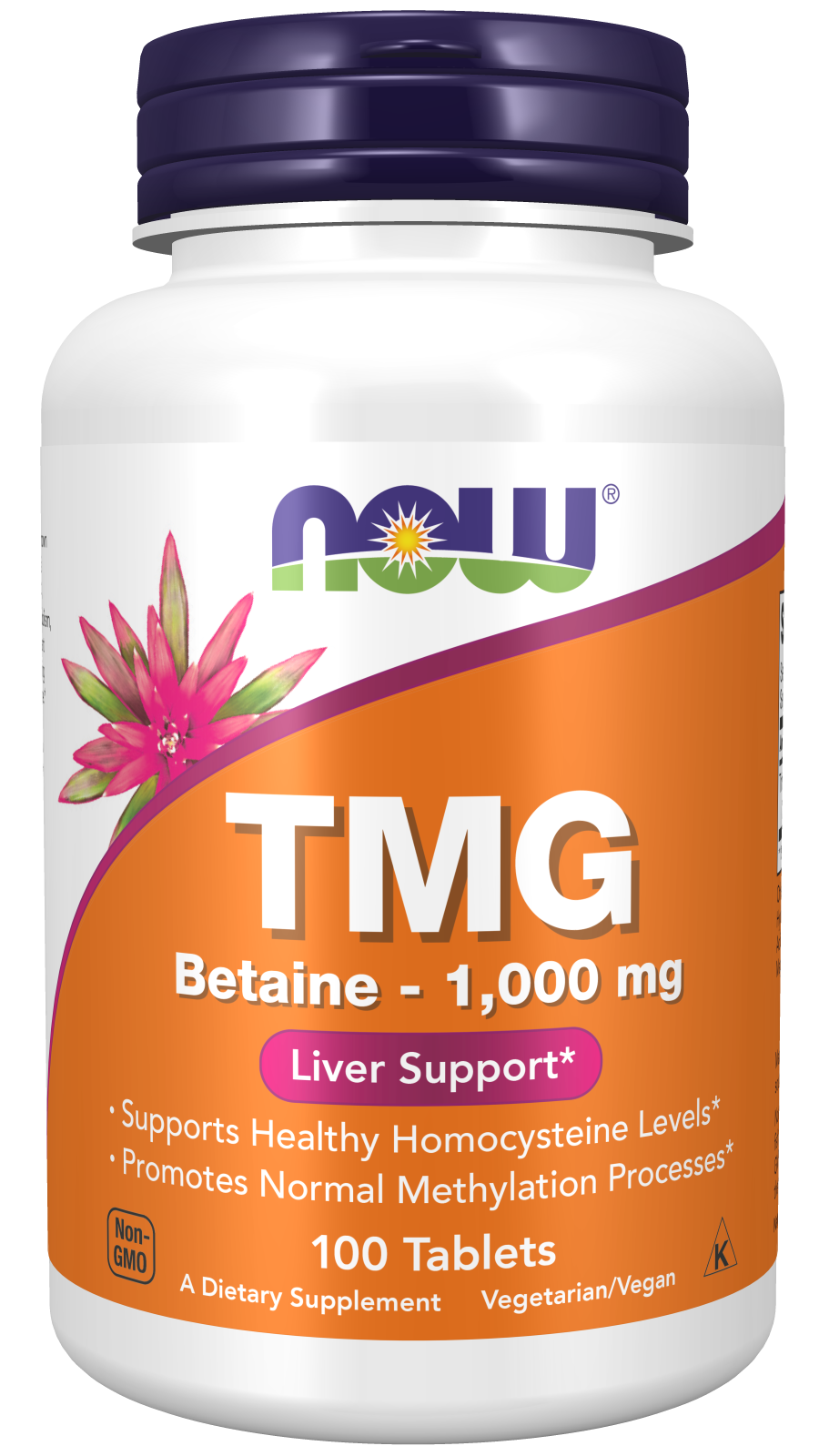 TMG Betaine 1000 mg Liver Support 100 tablets