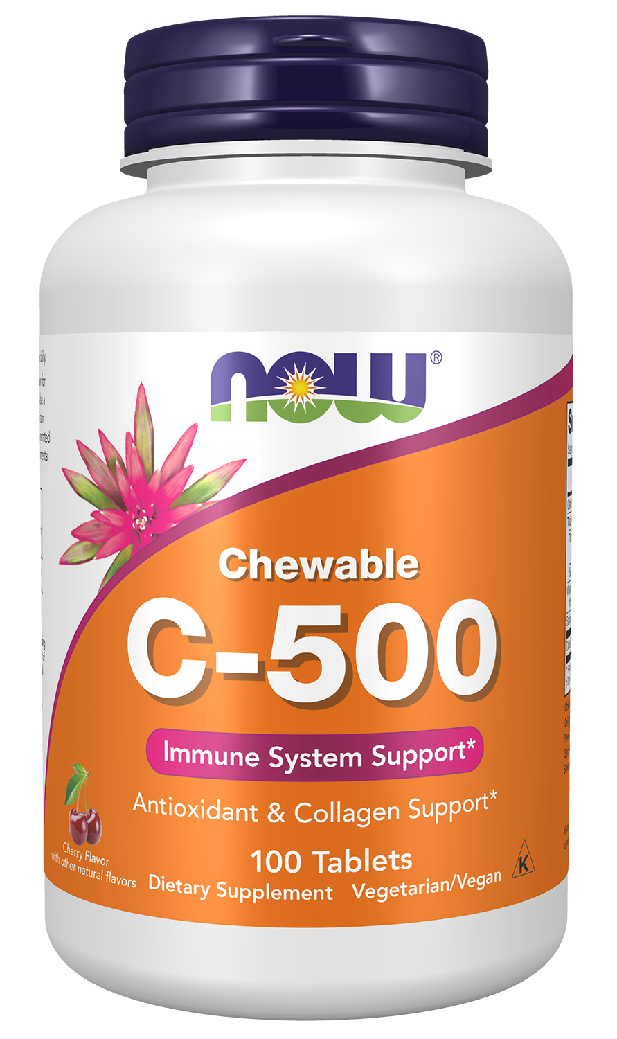 C-500, Chewable, 100 Tablets