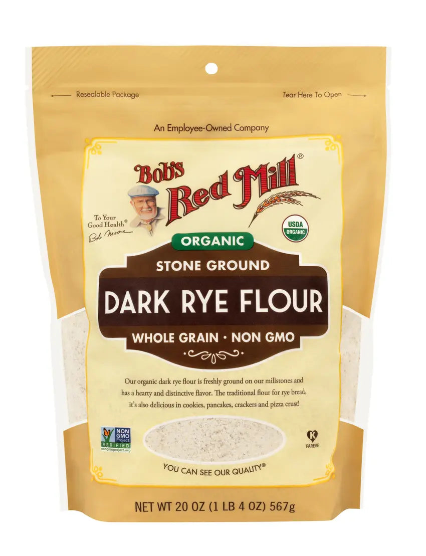 Dark Rye Flour, Organic BRM 20 oz