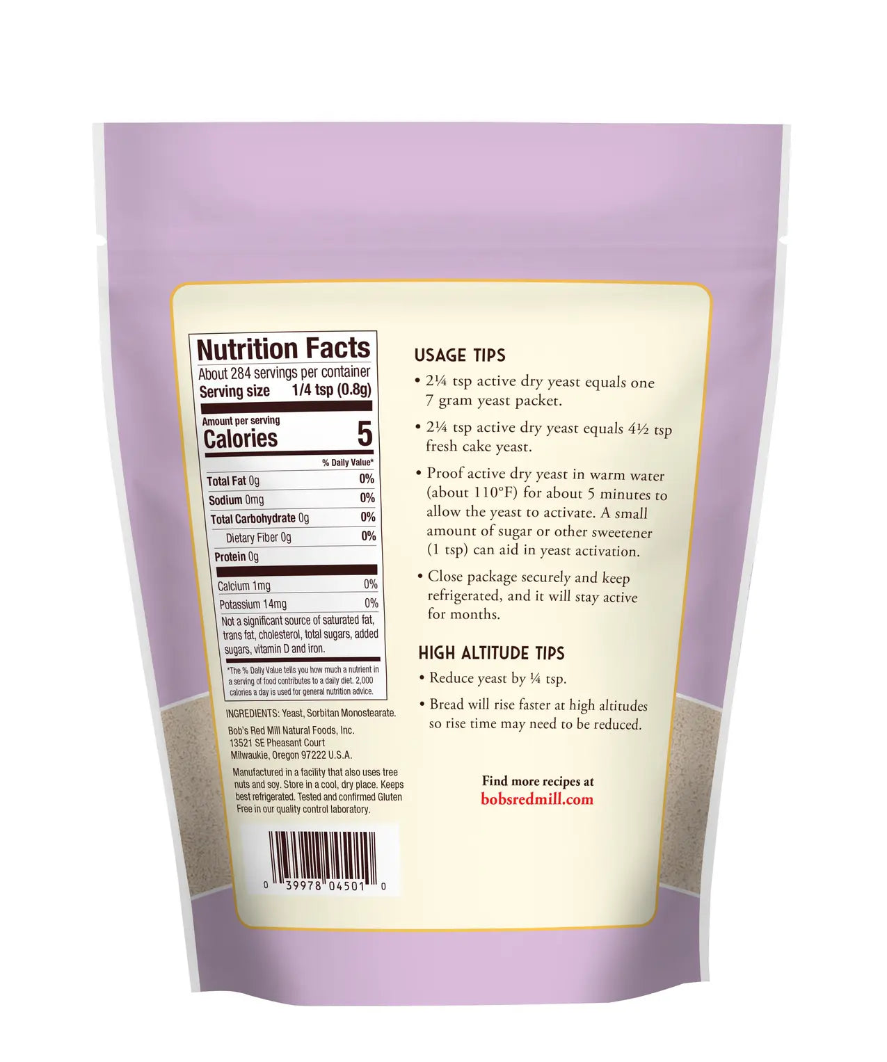 Yeast, Active Dry 8 oz