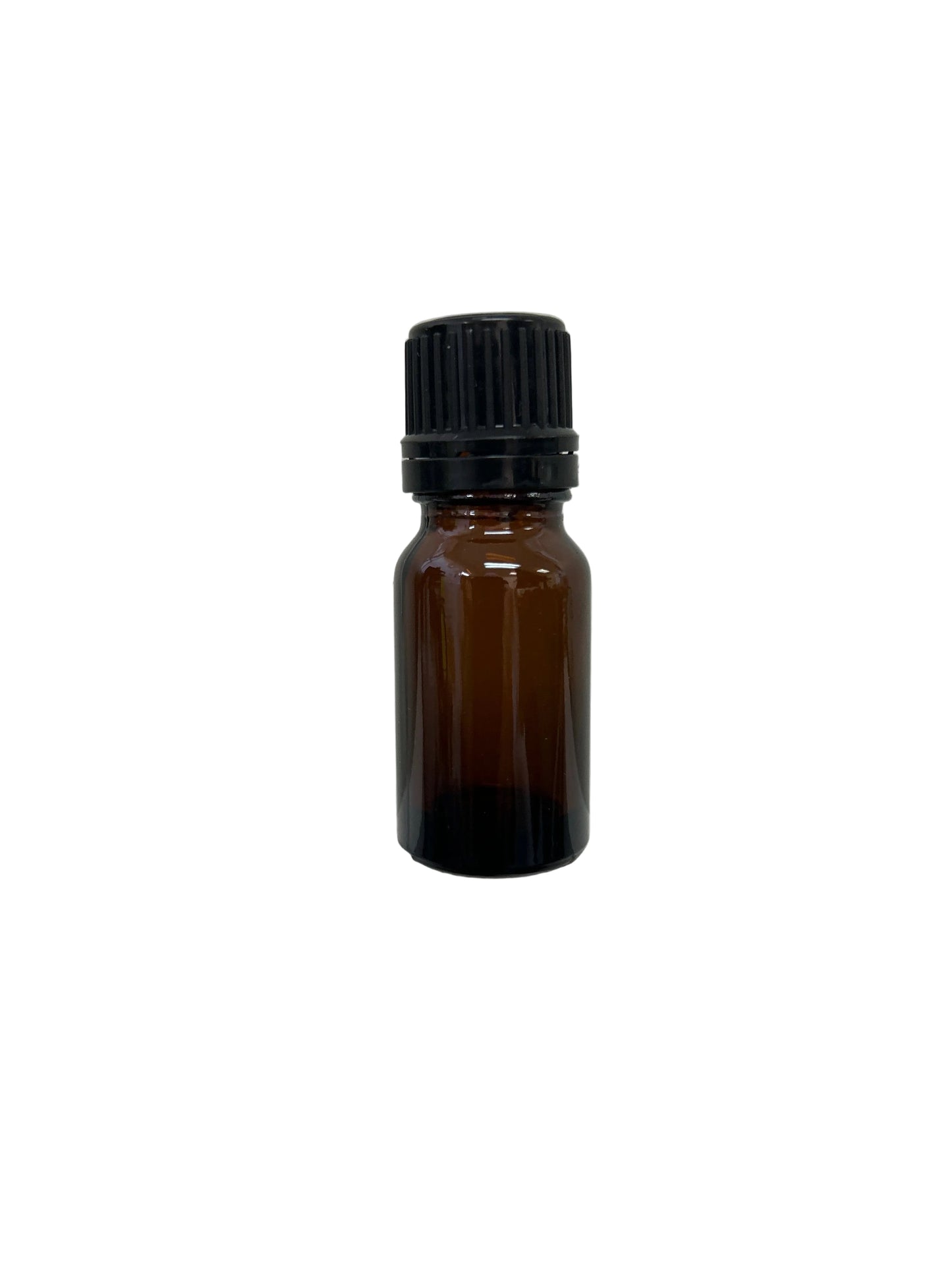 Glass Bottle w/ Reducer Cap, Amber 10ml