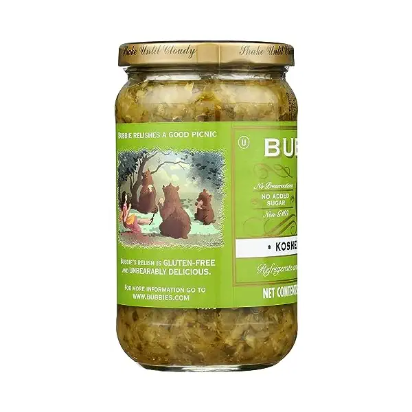 Bubbies Kosher Dill Relish 16 oz