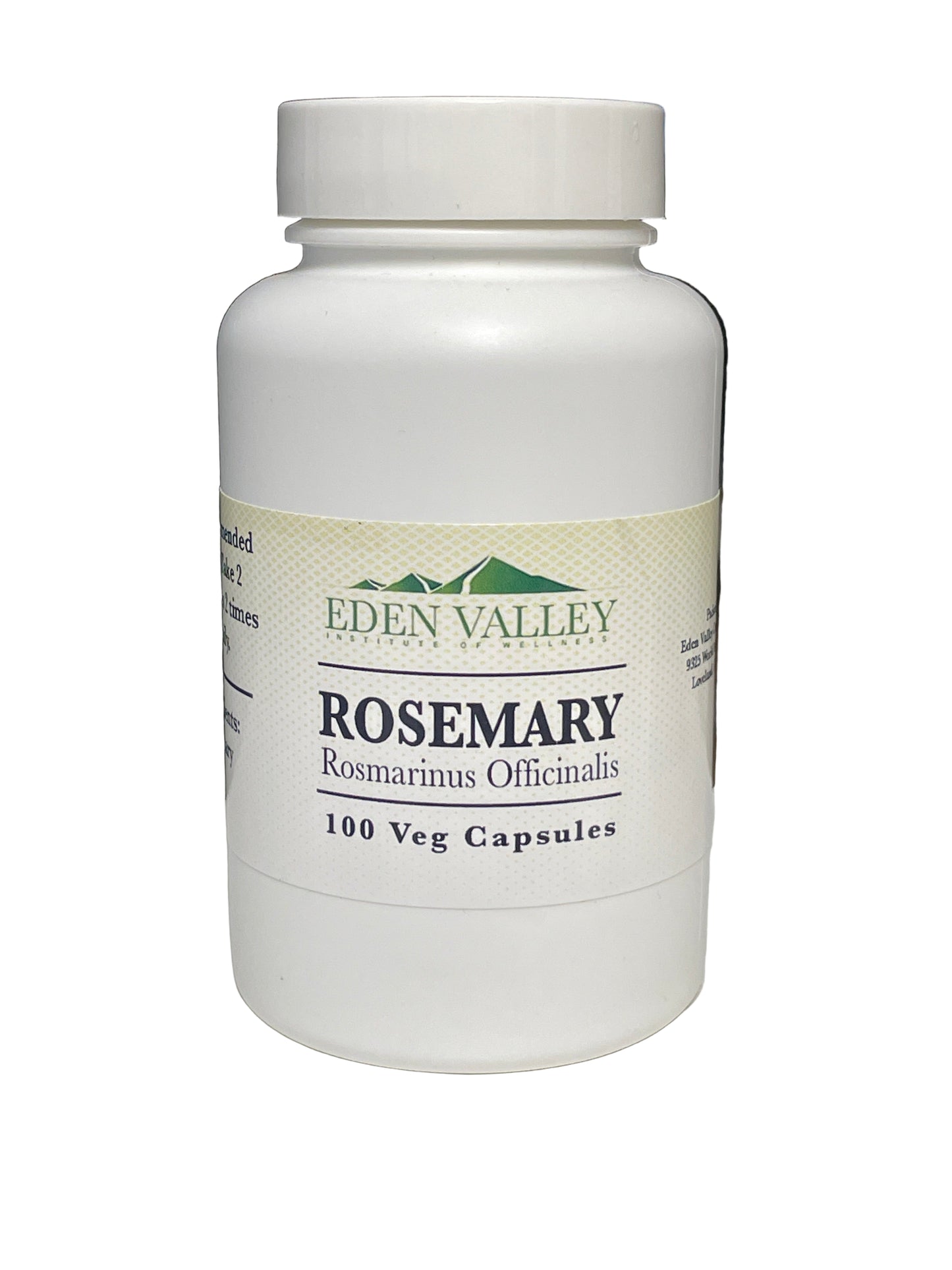 Capsules, Rosemary 100 Veg