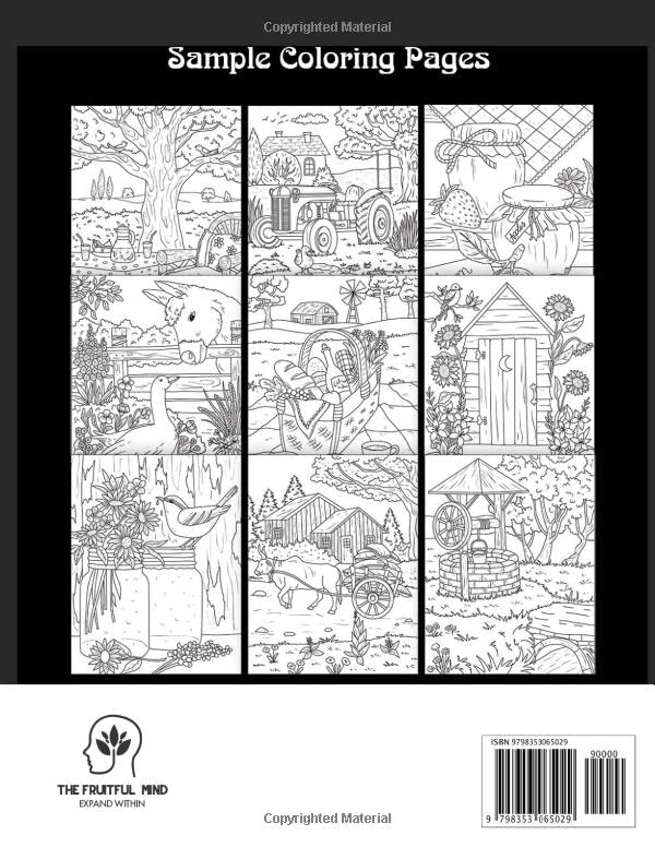 Farmhouse Coloring Book