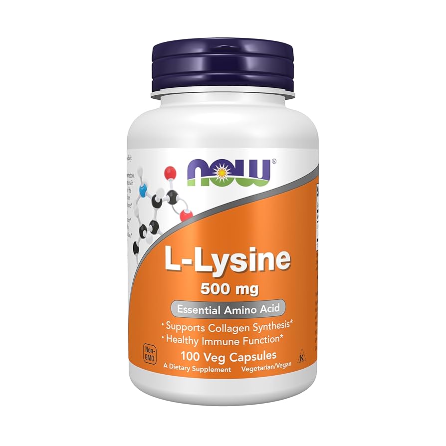 L-Lysine 500 mg, 100 Veg Caps
