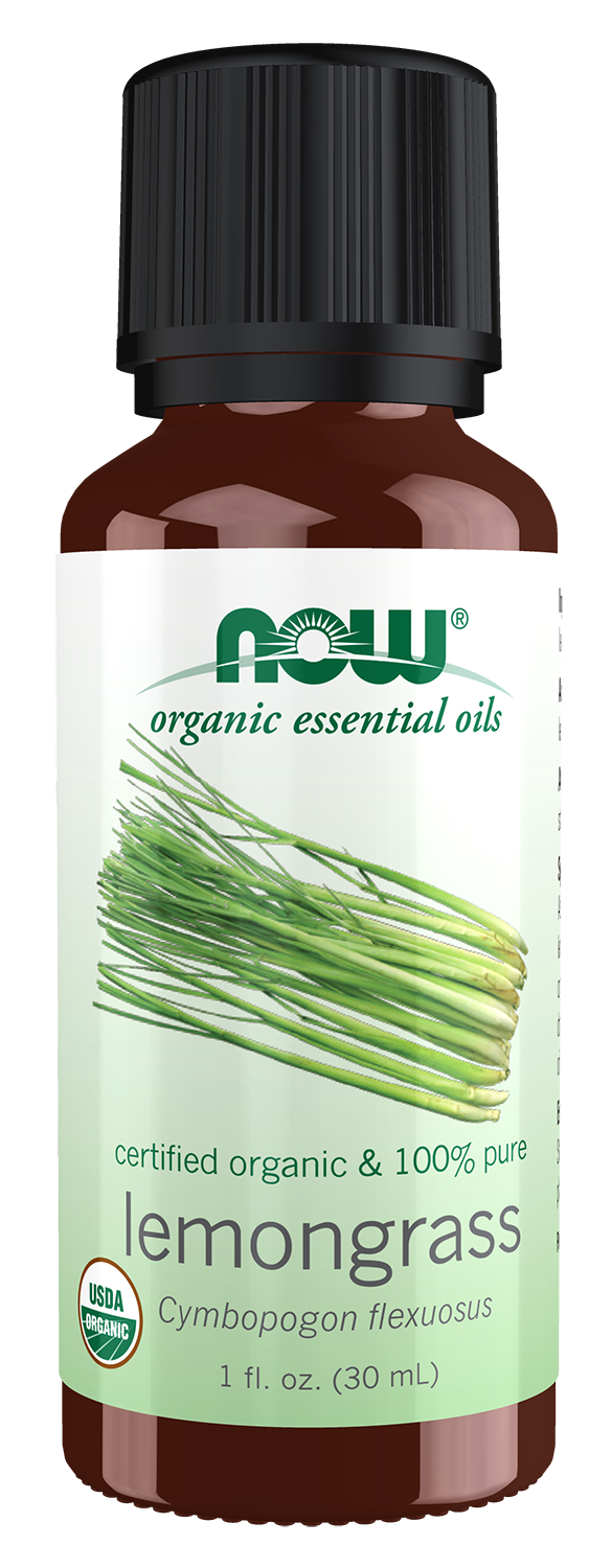 Lemongrass Oil, Organic 1 oz