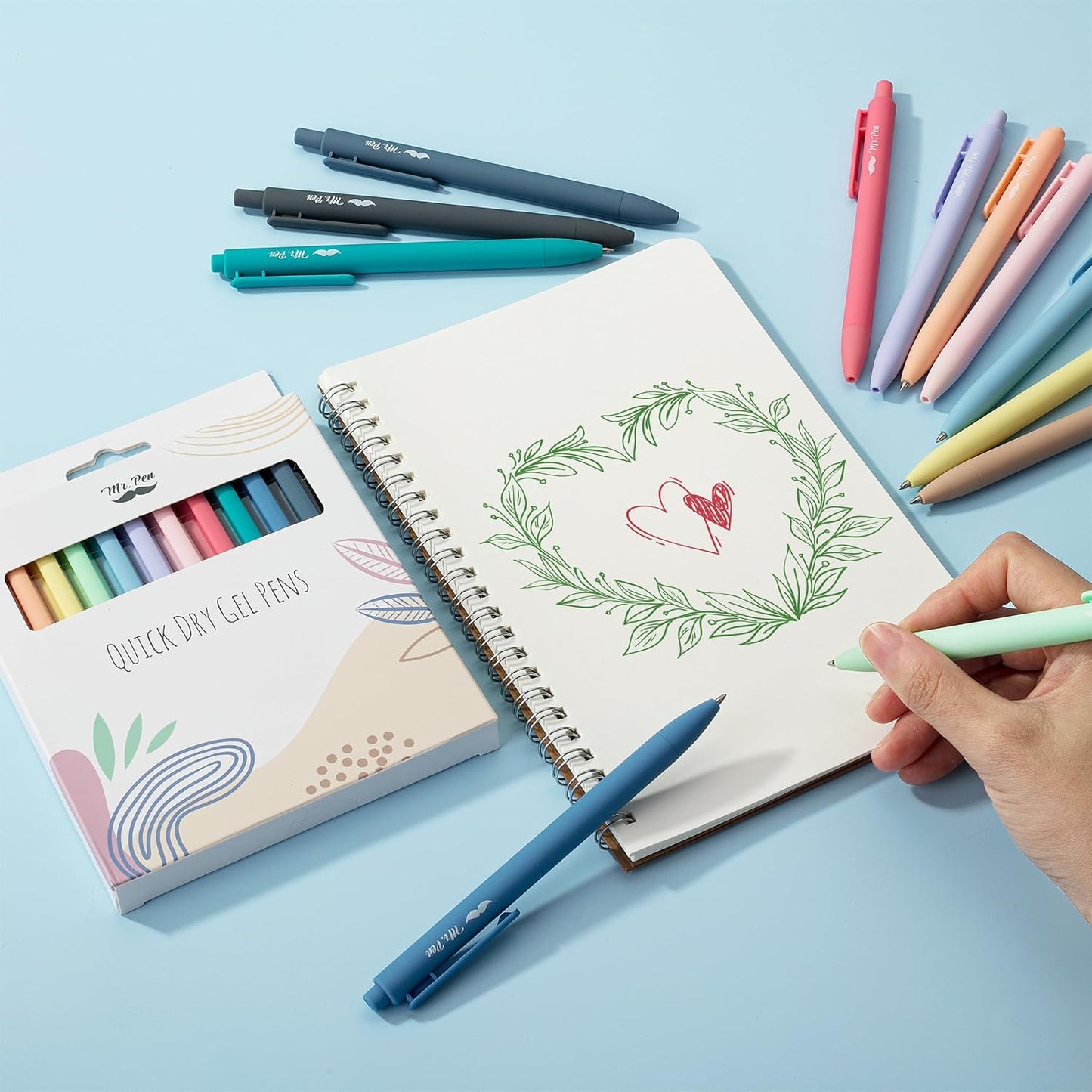 Gel Pens, 12 pack