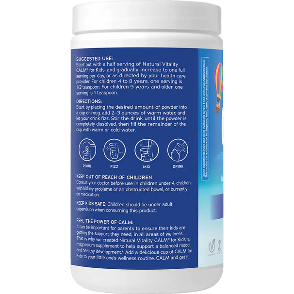 Natural Vitality CALM Magnesium for Kids 16 oz