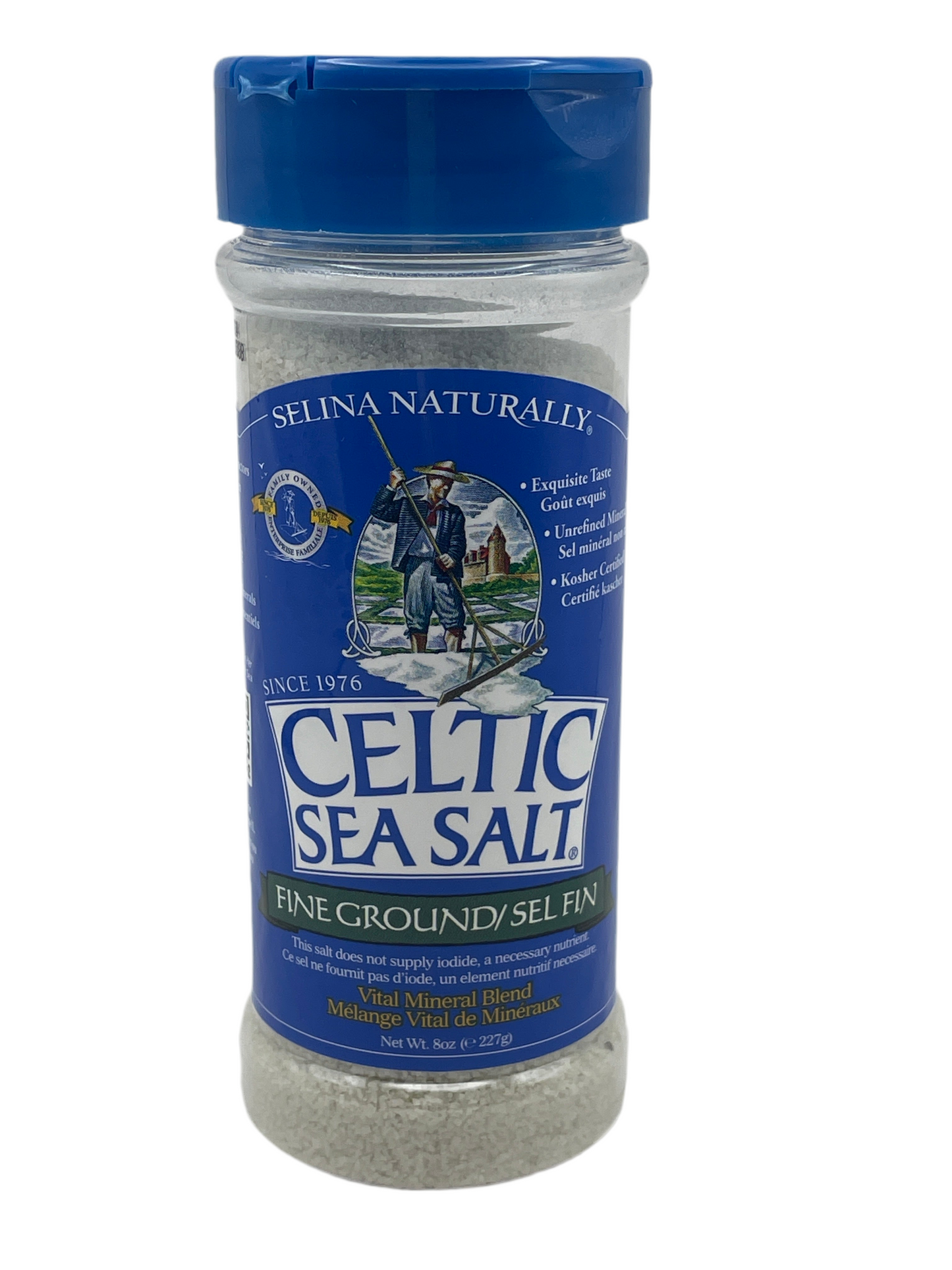 Celtic Sea Salt Shaker, Fine Ground Net wt 8 oz