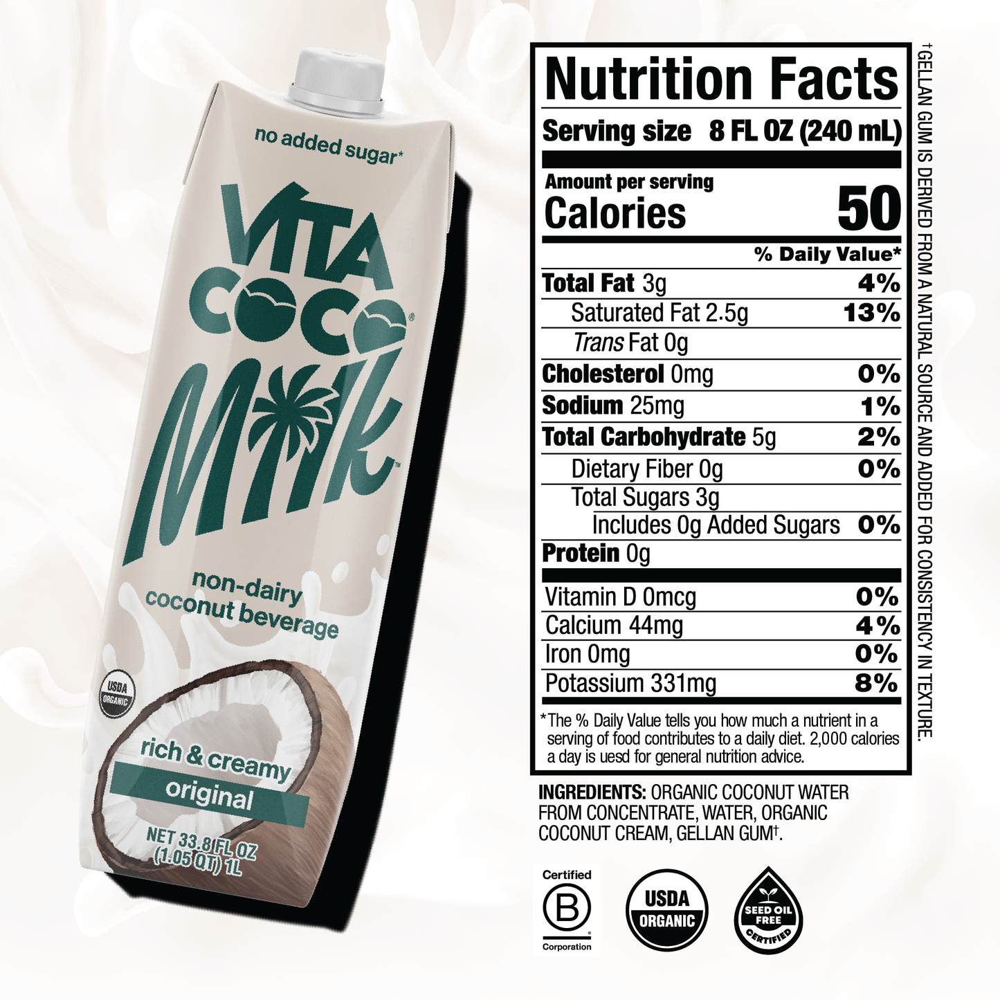 Coconut Milk Beverage, Organic 33.8 oz