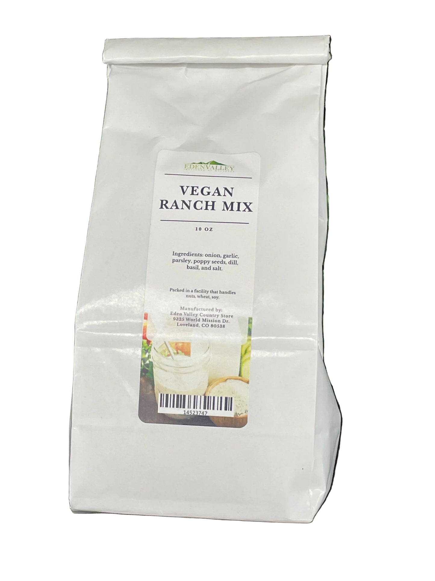 Ranch Dressing Mix, Vegan 10 oz