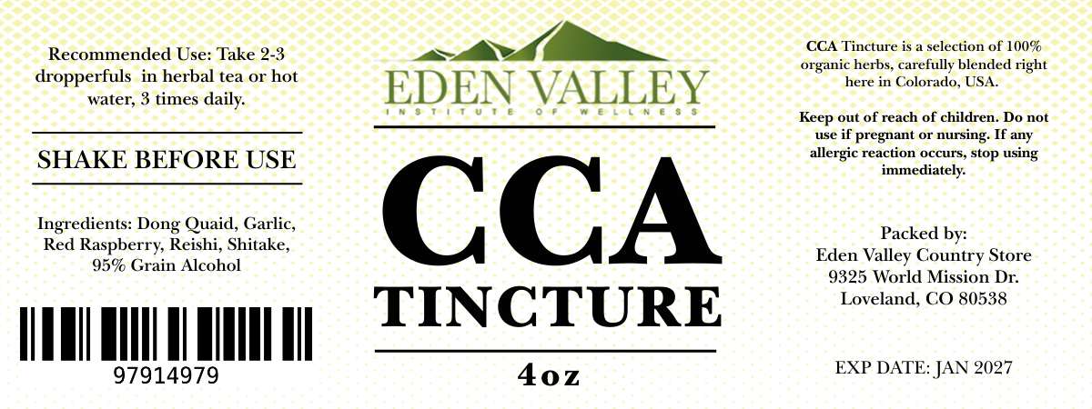 Tincture, CCA w/ Alcohol 4 oz