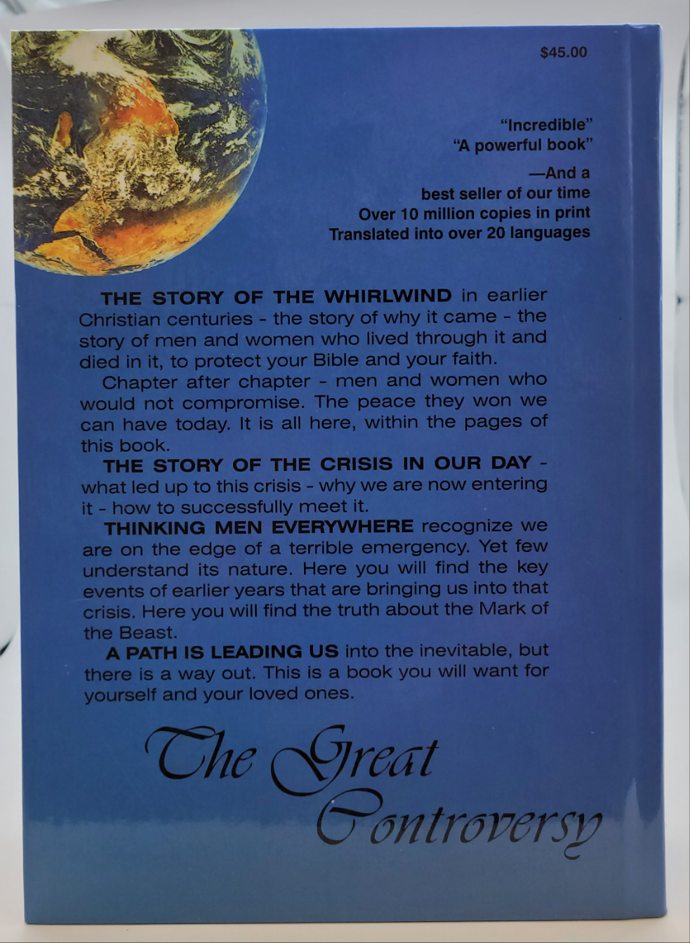 Great Controversy Between Christ and Satan, The - SALE!