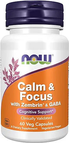 Calm & Focus with Zembrin & Gaba 60 veg capsules - CLEARANCE!
