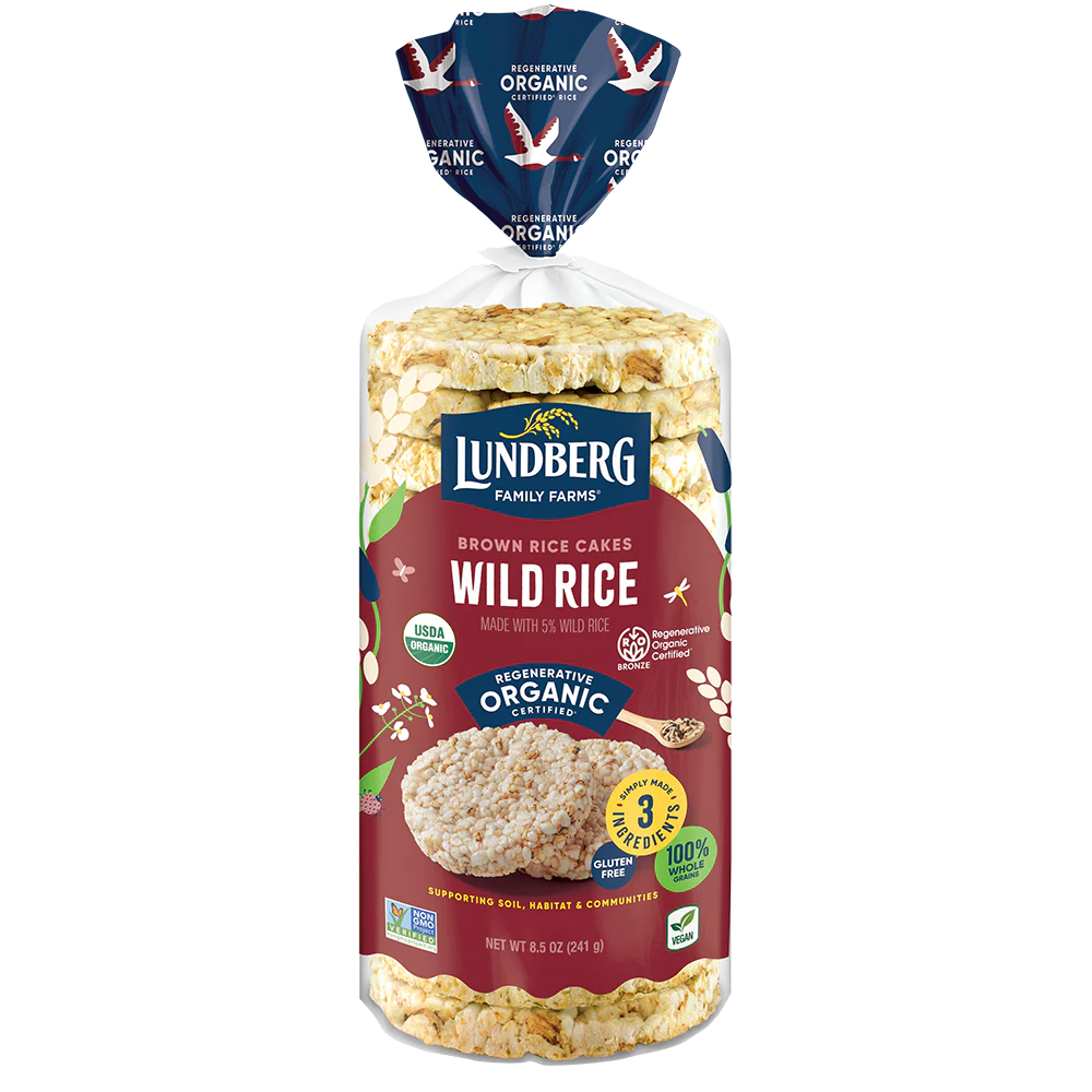 Rice Cakes, Brown Wild Rice Organic 8.5oz