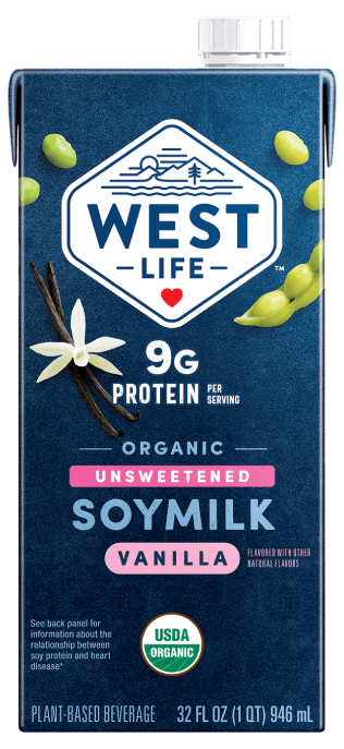Milk, Soy Unsweetened, Vanilla, Organic 32 oz