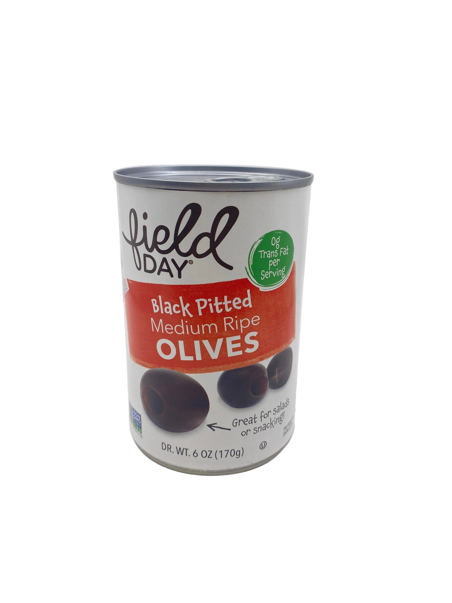 Olives Black Pitted Med Field Day 6oz