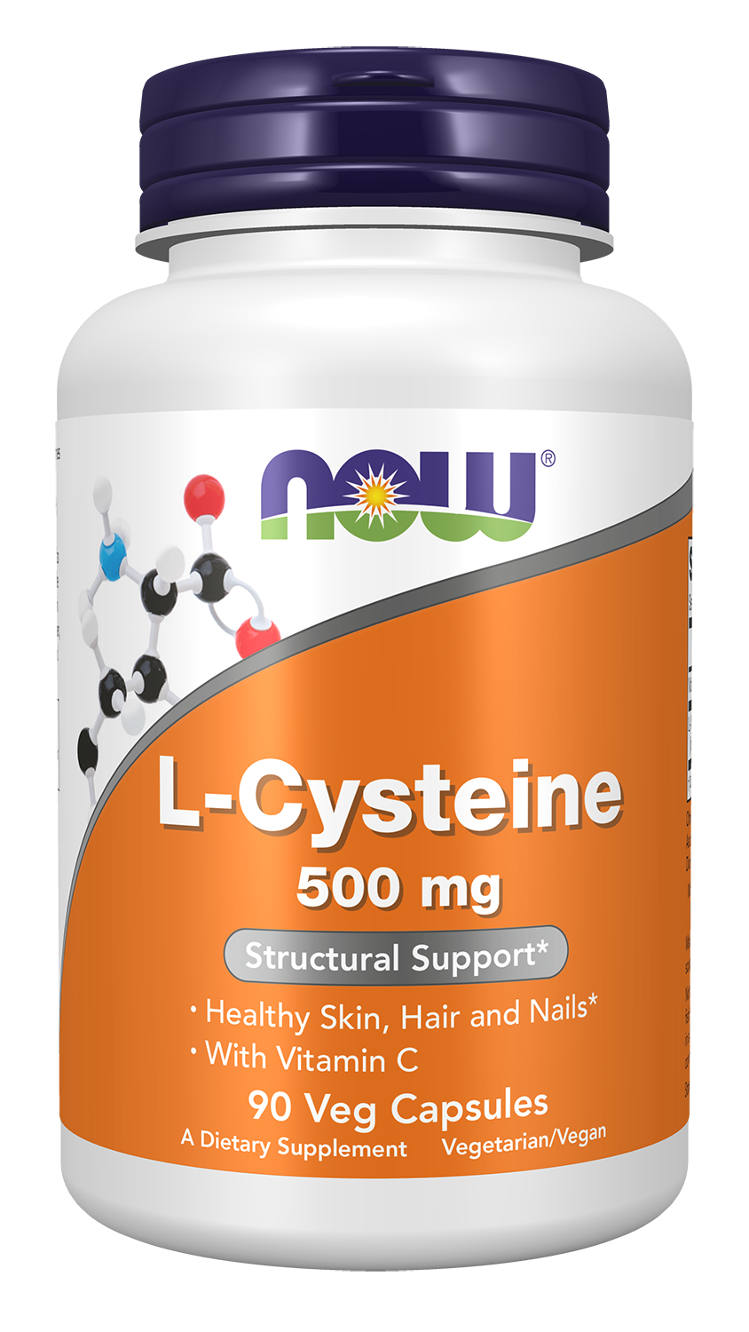 L-Cysteine 500 mg Structural Support 90 caps