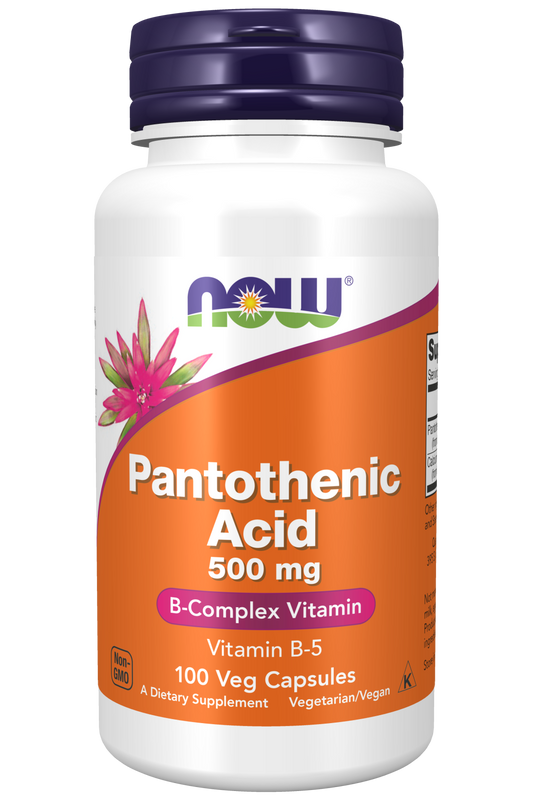 Pantothentic Acid 500mg 100 Capsules - SALE!