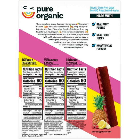 Fruit Bars, Layered .63 oz