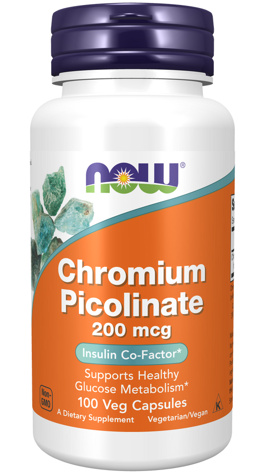 Chromium Picolinate 200 mcg 100 Veg Caps