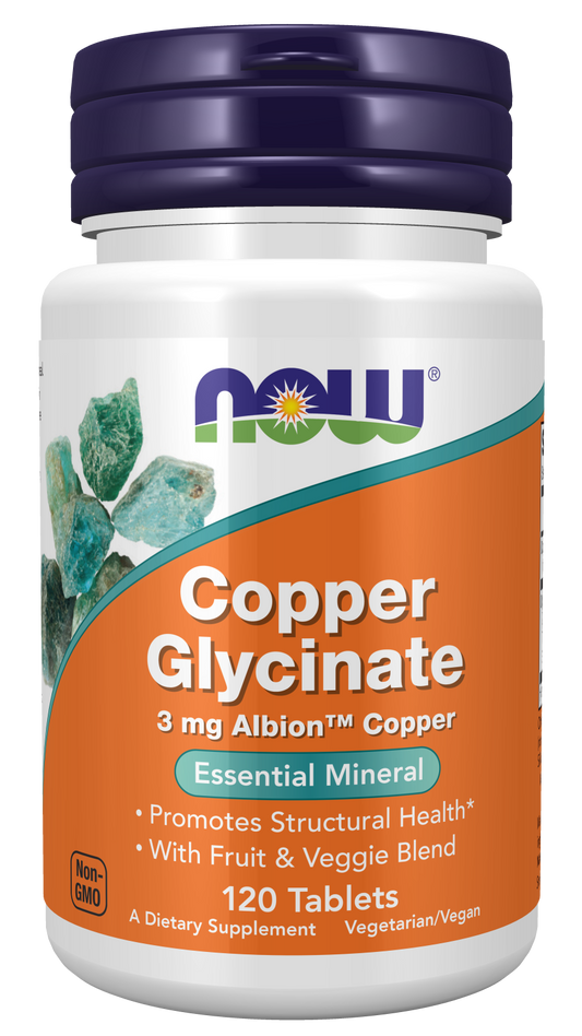 Copper Glycinate 3 mg, 120 Tablets - SALE!