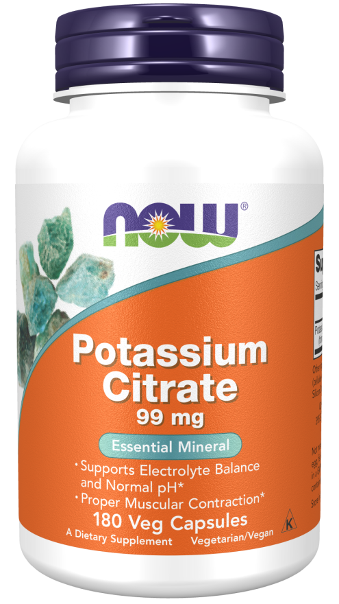 Potassium Citrate 99 mg, 180 Veg Capsules