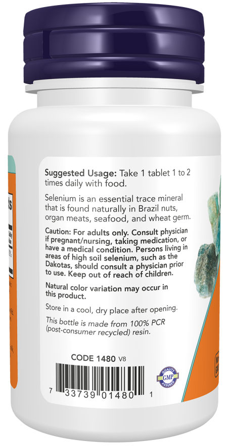 Selenium 100 mcg 100 Tablets