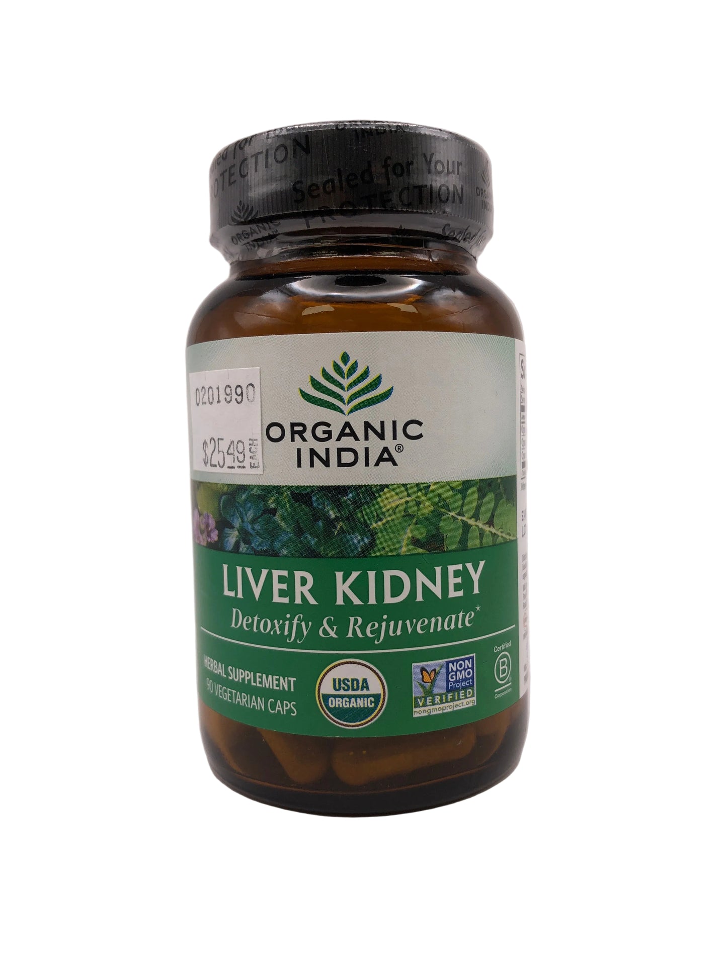 Organic India Liver Kidney Detoxify & Rejuvenate 90 caps - SALE!