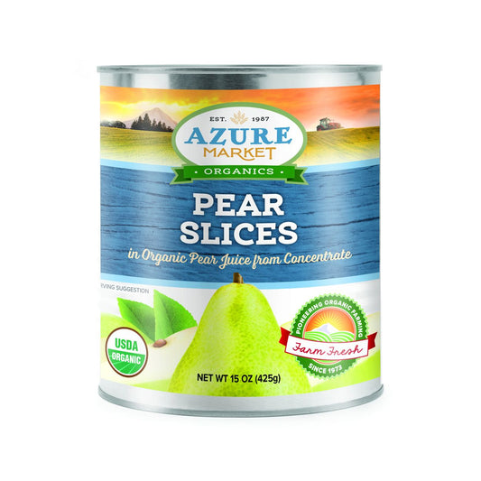 Pear Slices Canned Organic 15 oz