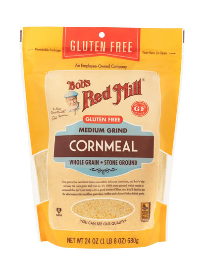 Cornmeal, GF Medium Grind 24 oz