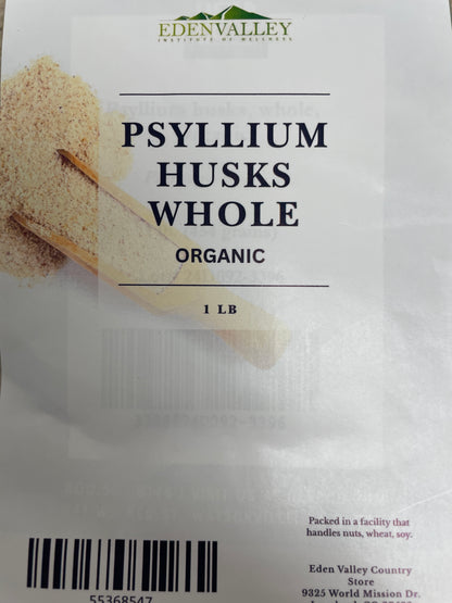 Psyllium Seed Husk Organic Whole