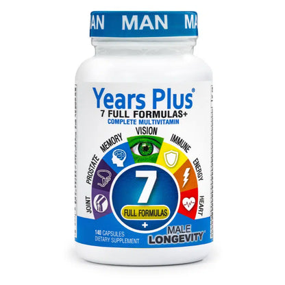Years Plus Man Complete Multivitamin 140 Capsules - SALE!