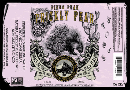 Pike's Peak Prickly Pear Soda 12 fl oz