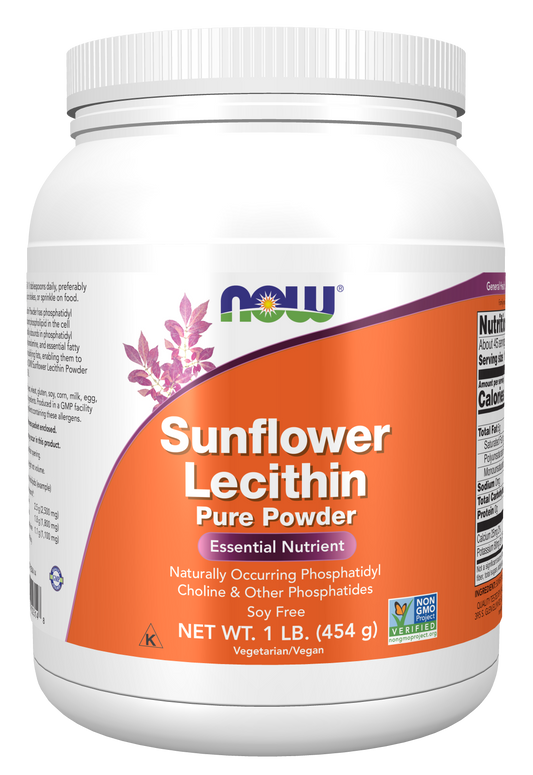Sunflower Lecithin Vegan Pure Powder 1 lb
