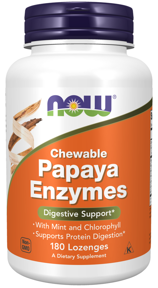 Papaya Enzymes, Chew Digest Support 180 Loz