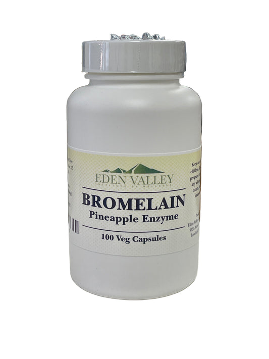 Capsules, Bromelain Pineapple Enzyme 100 Veg