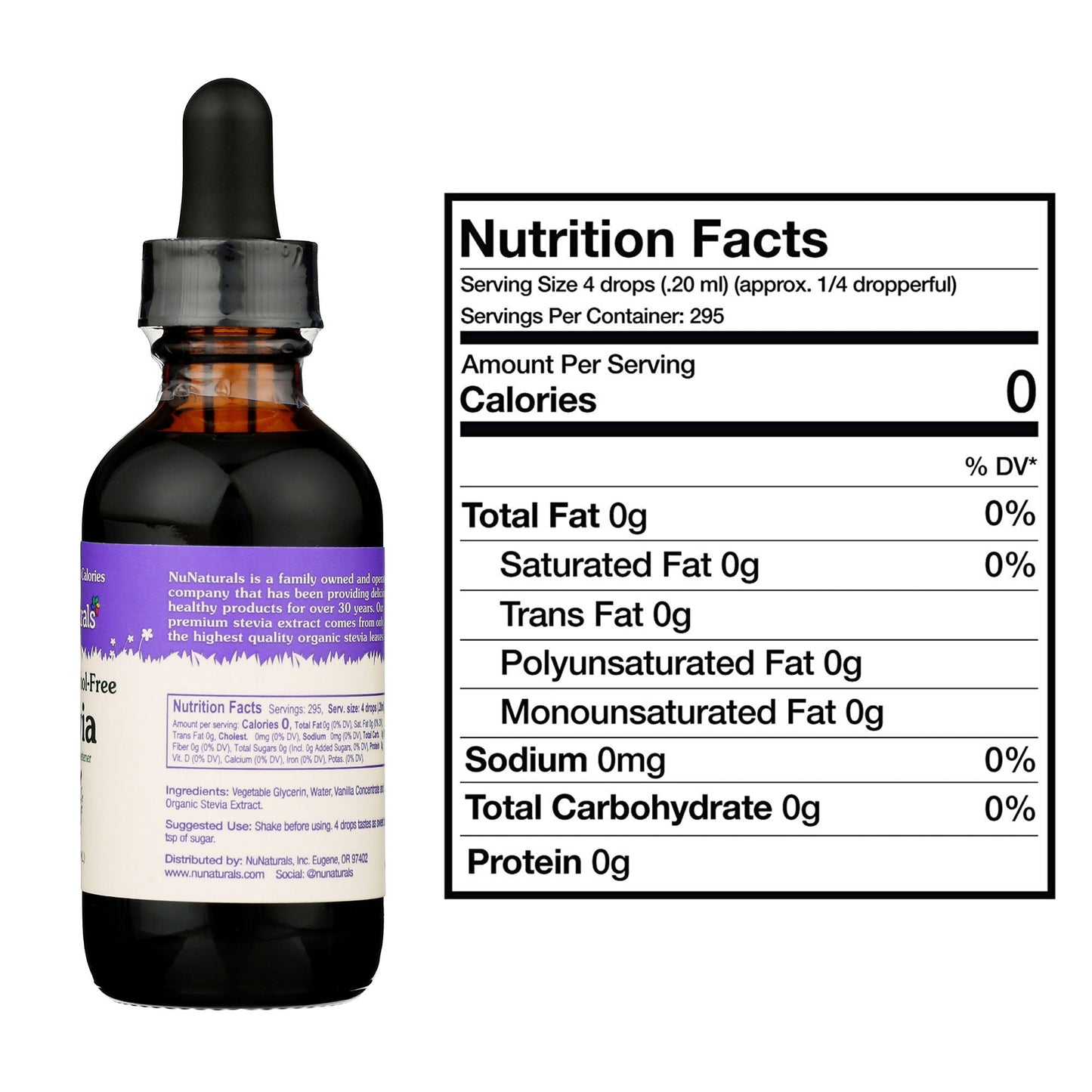 Stevia, Alcohol-Free, Vanilla  2 oz