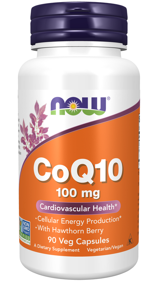 CoQ10 100 mg w/ Hawthorn Berry Veg - 90 Veg Caps