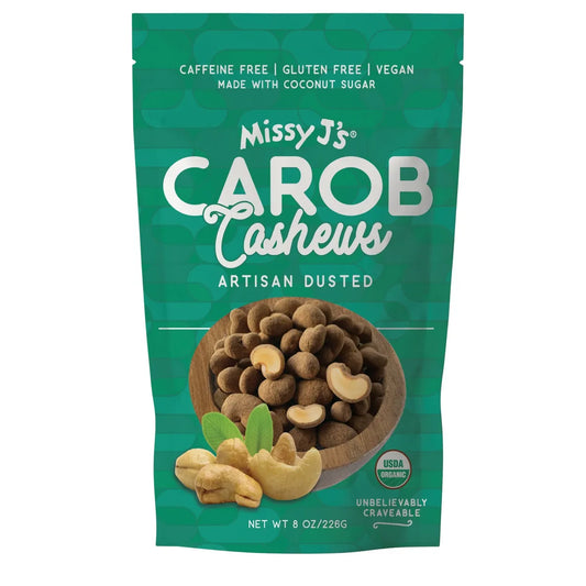 Carob Cashews Organic 8 oz