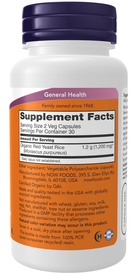 Red Yeast Rice 600 mg - SALE!