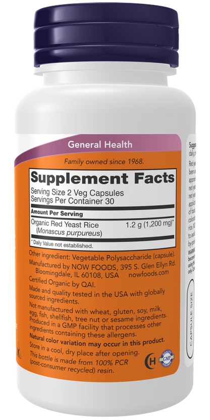 Red Yeast Rice 600 mg - SALE!