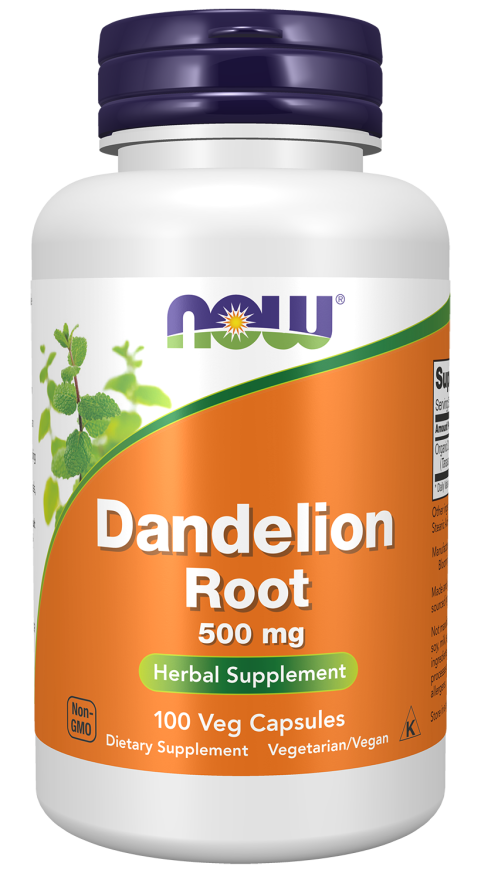 Dandelion Root 500 mg, 100 Veg Capsules