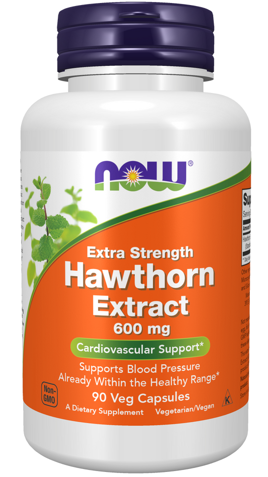 Extra Strength Hawthorn Extract 600 mg, 90 Veg Caps