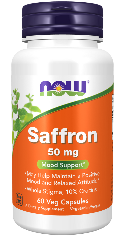 Saffron 50 mg, 60 Veg Caps