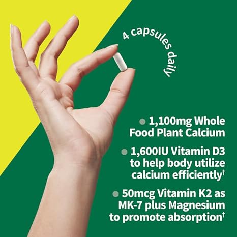 RAW Calcium 120 Vegetarian Capsules