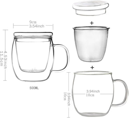 Glass Tea Cup Brewing System