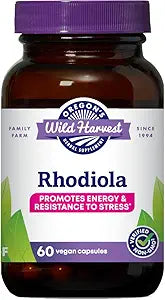 Oregon’s Wild Harvest Rhodiola 60 Vegan Caps
