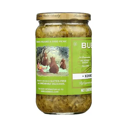 Bubbies Kosher Dill Relish 16 oz