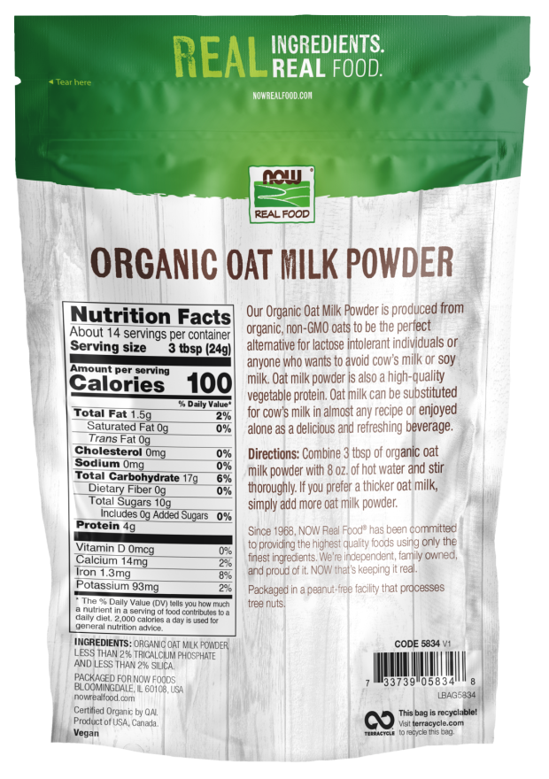 Oat Milk Powder, Organic 12 oz